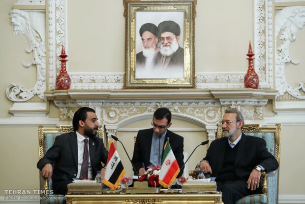 Iran, Iraq parliament speakers meet in Tehran