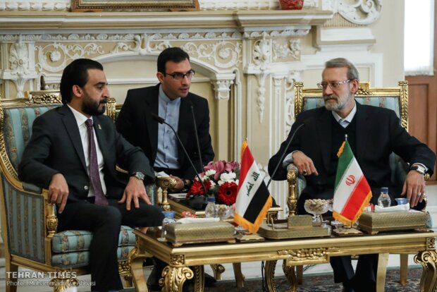 Iran, Iraq parliament speakers meet in Tehran