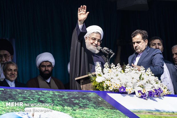 سفر حسن روحانی رئیس جمهور به رشت