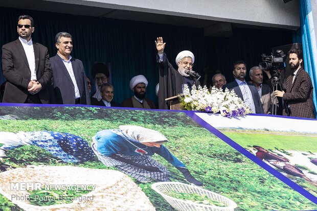سفر حسن روحانی رئیس جمهور به رشت