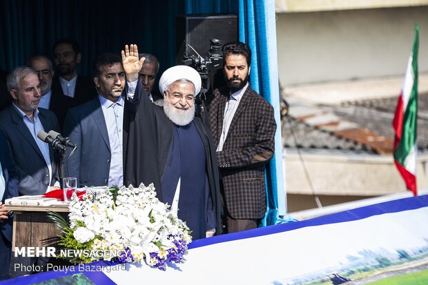 سفر حسن روحانی رئیس جمهور به رشت