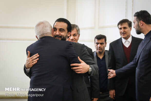 Meetings of Iraqi parl. speaker with Larijani and Zarif