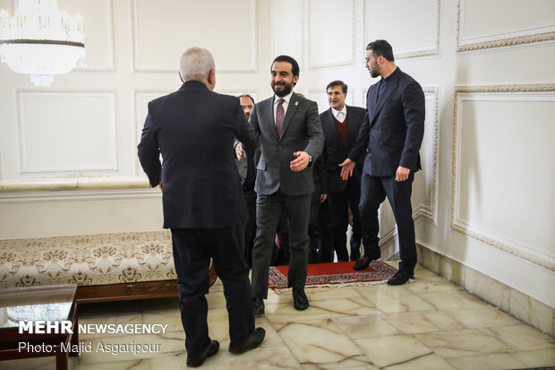 Meetings of Iraqi parl. speaker with Larijani and Zarif