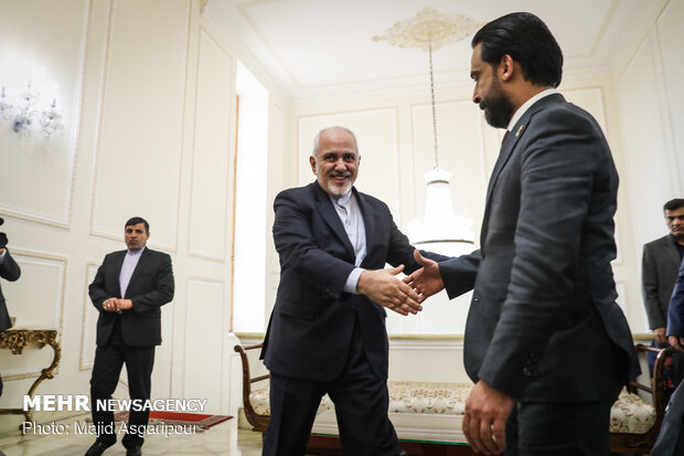 Meetings of Iraqi parl. speaker with Larijani and Zarif