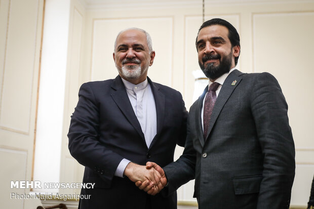 Meetings of Iraqi parl. speaker with Larijani and Zarif