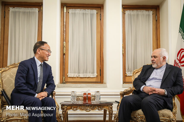 Zarif's meeting with Chinese deputy FM