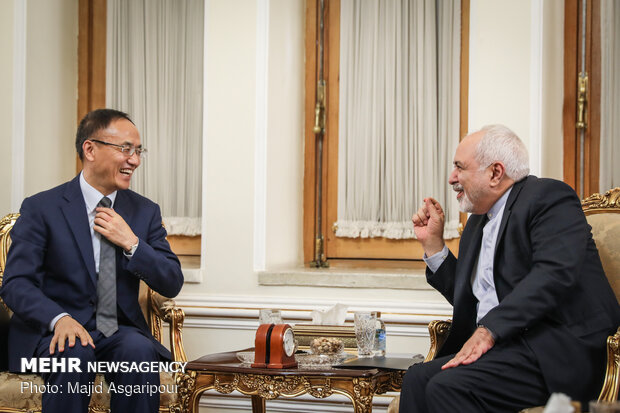 Zarif's meeting with Chinese deputy FM