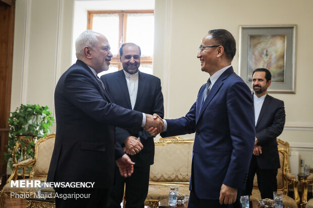 Zarif's meeting with Chinese deputy FM