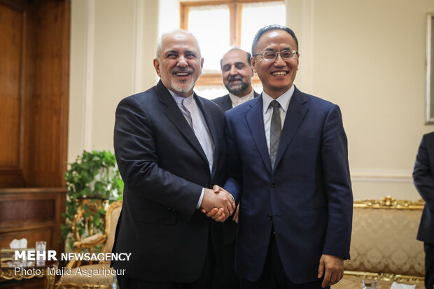 Zarif's meeting with Chinese deputy FM