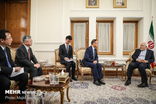 Zarif's meeting with Chinese deputy FM