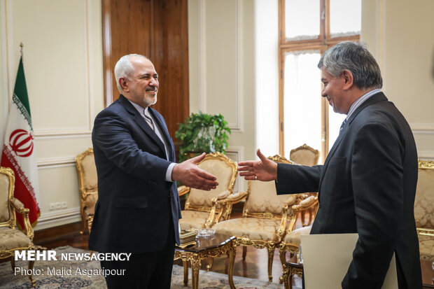 New foreign ambassadors to Iran meet with Zarif