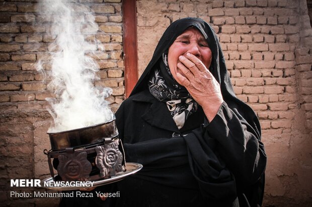 تشییع پیکر حمید محمدرضایی شهید مدافع حرم در تاکستان