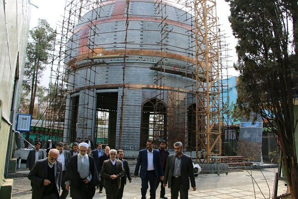 دادستان کل کشور از محل ساخت گنبد امام حسین(ع) در کرمان بازدید کرد