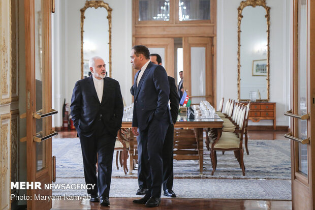 Meeting of Iranian, Azerbaijani foreign ministers in Tehran