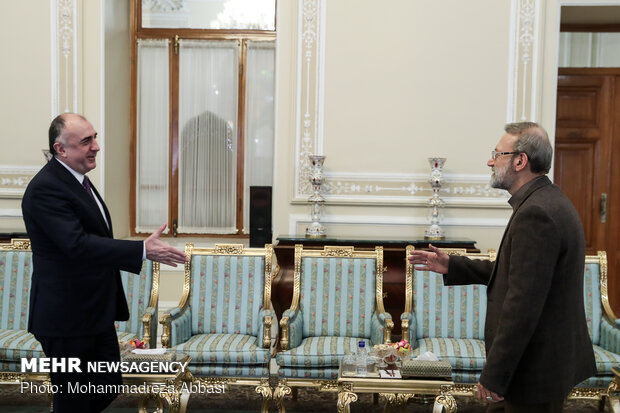 Larijani's meeting with Azeri FM