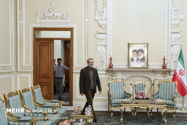 Larijani's meeting with Azeri FM