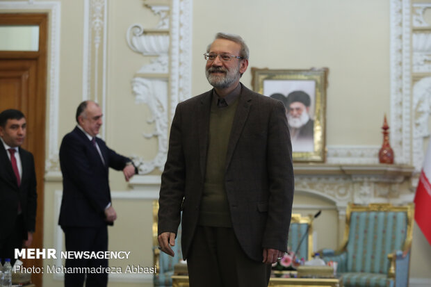 Larijani's meeting with Azeri FM