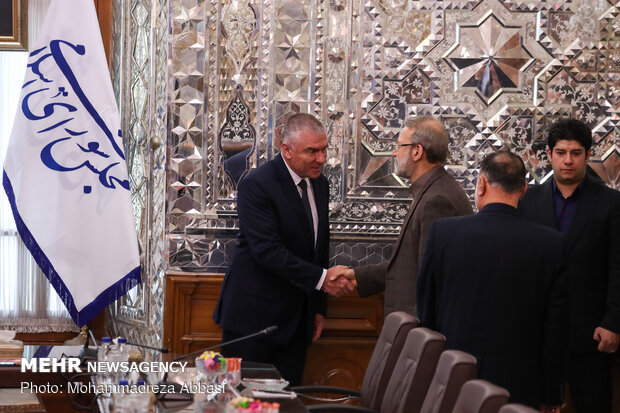 Meeting of Larijani and Bulgaria's dep, parl. speaker