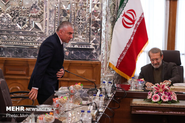 Meeting of Larijani and Bulgaria's dep, parl. speaker