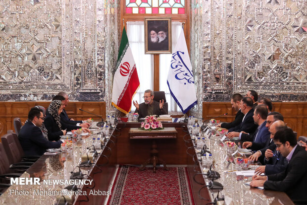 Meeting of Larijani and Bulgaria's dep, parl. speaker