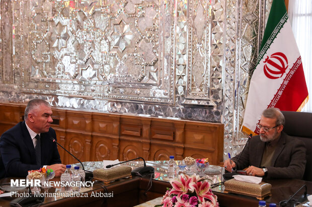 Meeting of Larijani and Bulgaria's dep, parl. speaker