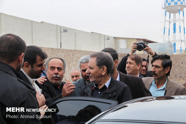 Jahangiri visits Semnan prov. to inaugurate industrial projects