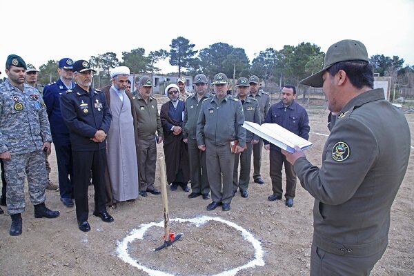 کلنگ احداث مسجدحضرت علی اکبر(ع) فرماندهی جنگال ارتش برزمین زده شد