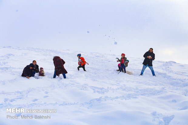 Qom under snow