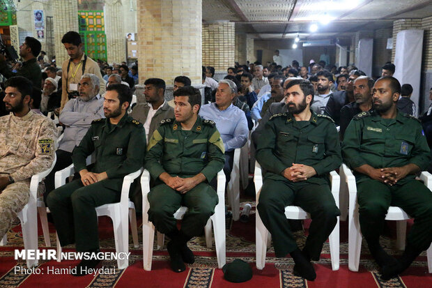 پنجمین یادواره پنجاه شهید سرافراز منطقه هشتبندی هرمزگان