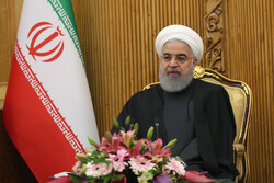 Cumhurbaşkanı Ruhani'nden Müslüman liderlerine tebrik mesaji