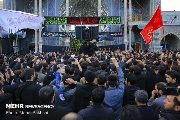 مراسم عزاداری شهادت امام هادی (ع) در قم