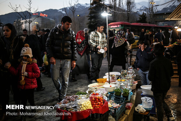 New Year shopping in Tajrish Bazaar
