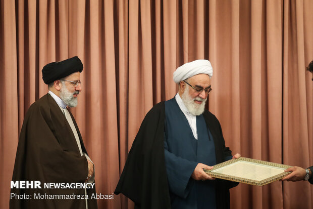 مراسم تکریم و معارفه روسای قدیم و جدید قوه قضائیه