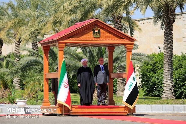 ایران کے صدر حسن روحانی کا عراق کا دورہ