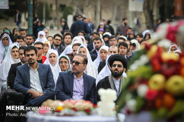 جشن ازدواج ۳۰۰ زوج دانشجوی دانشگاه تهران