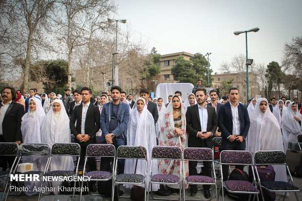 جشن ازدواج ۳۰۰ زوج دانشجوی دانشگاه تهران