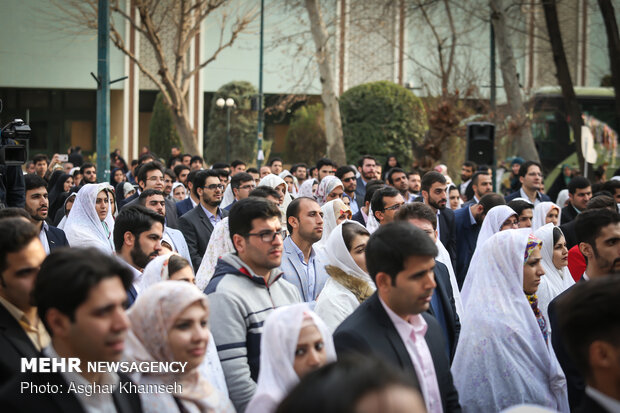 جشن ازدواج ۳۰۰ زوج دانشجوی دانشگاه تهران