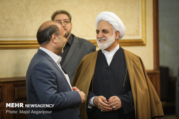 Heads of nationwide justice administration departments meet with new judiciary chief