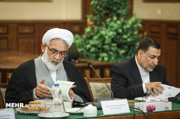 Heads of nationwide justice administration departments meet with new judiciary chief