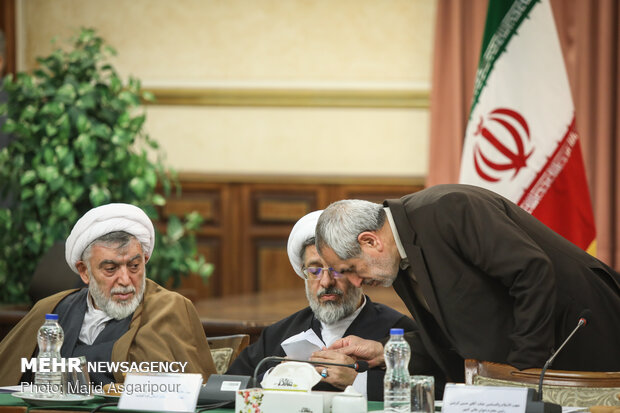 Heads of nationwide justice administration departments meet with new judiciary chief