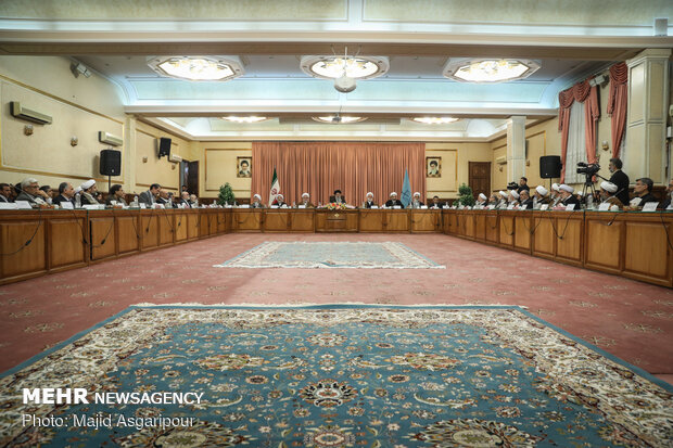 Heads of nationwide justice administration departments meet with new judiciary chief