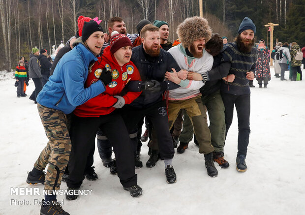 جشن پایان زمستان در روسیه