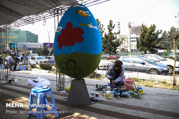 Nowruz egg painting festival