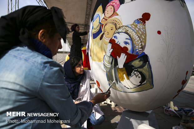 Nowruz egg painting festival