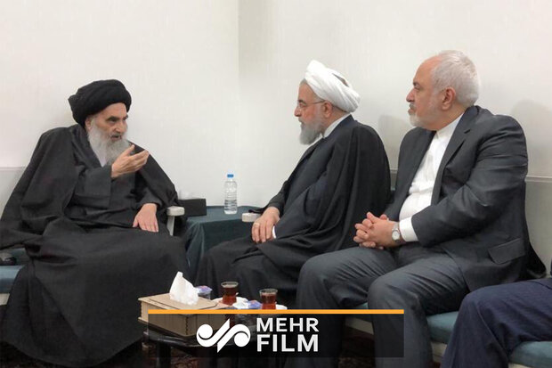 Video: Pres. Rouhani's meeting with Grand Ayatollah Sistani