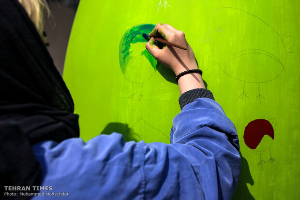 Tehran hosting colored-egg festival