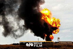 VIDEO: Gas pipeline explosion in Ahvaz
