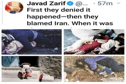 Iran will never forget Halabja disaster, FM Zarif says