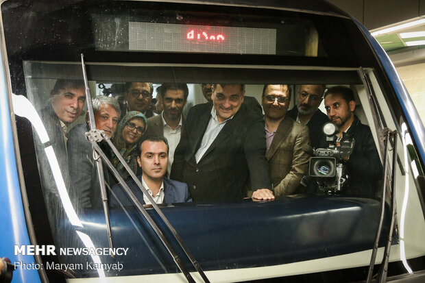 تدشين الخط السابع من مترو أنفاق طهران