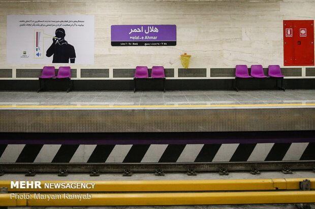 Inauguration of 3 Tehran Metro's new stations